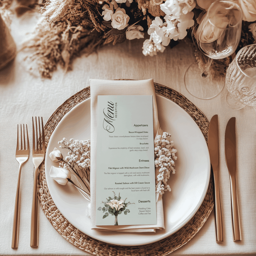 Elegant Calla Lily Wedding Invitation Mega Bundle – Editable Canva Template - Image 6