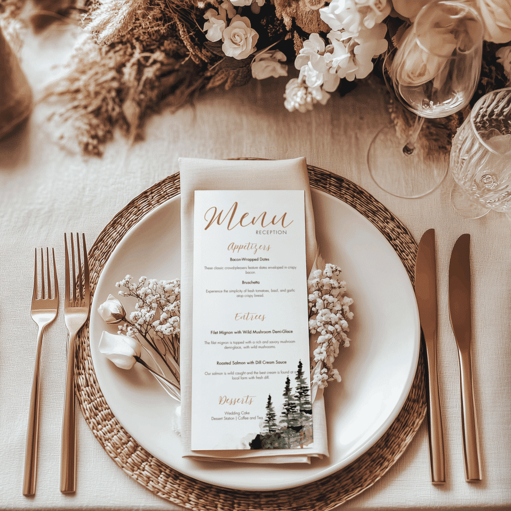 Boho Mountain Wedding Invitation Mega Bundle – Editable Canva Template Set - Image 6