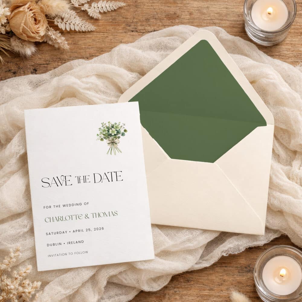 Irish Wedding Save the Date Templates