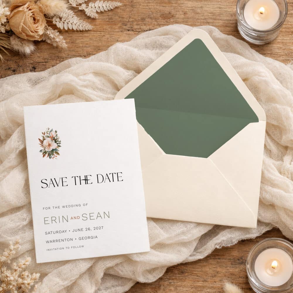 Southern Save the Date Template