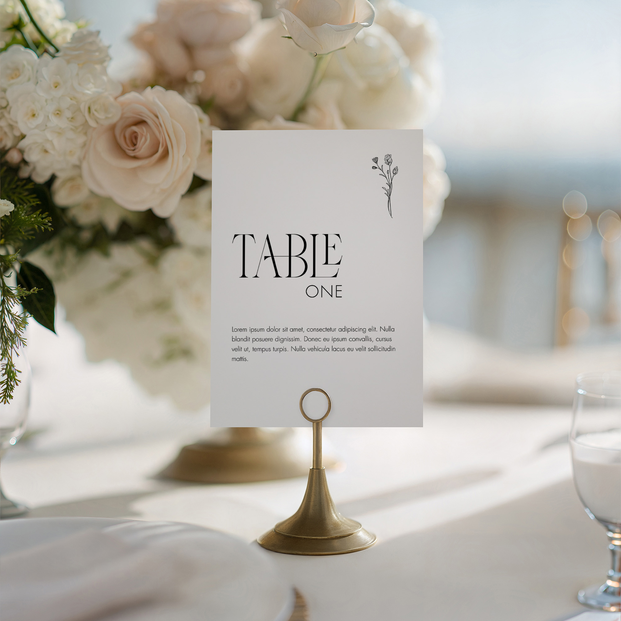 Black and White Wedding Invitation Templates - Image 8