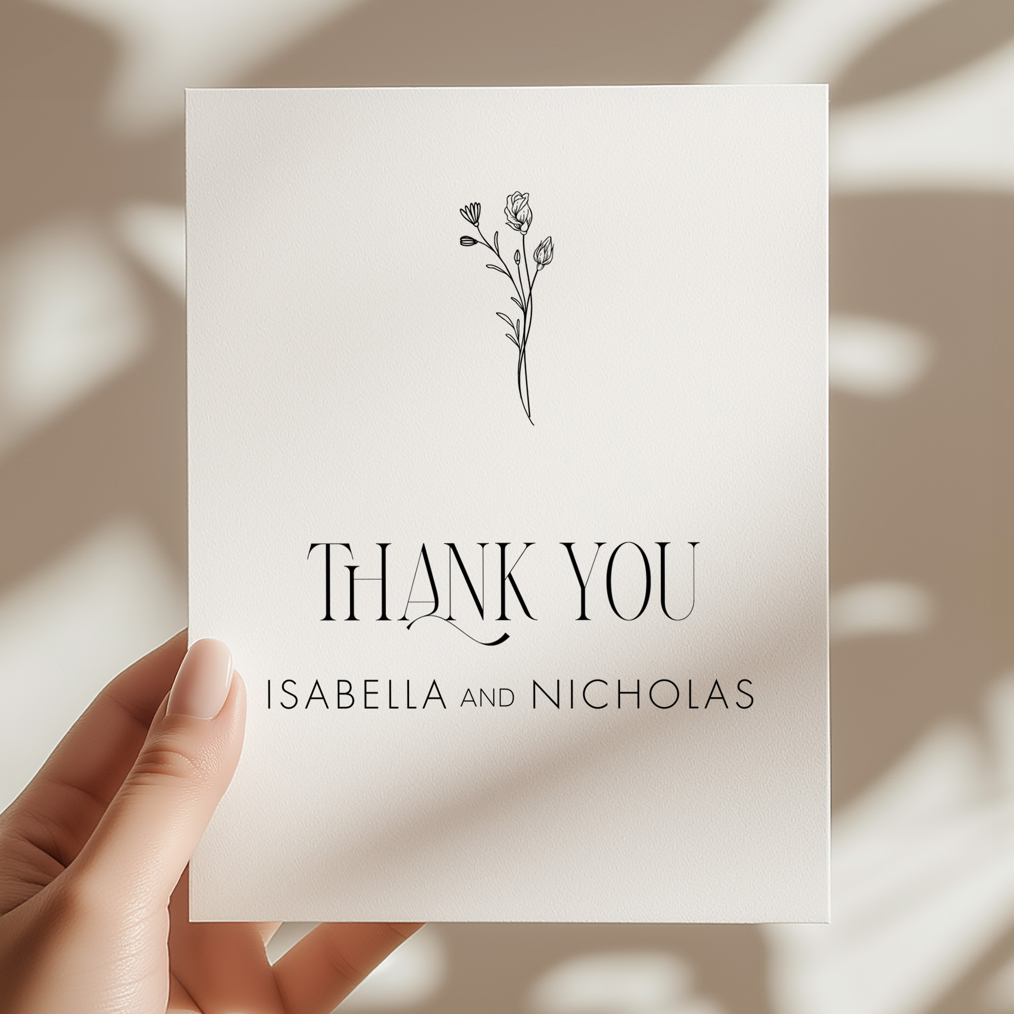 Black and White Wedding Invitation Templates - Image 11