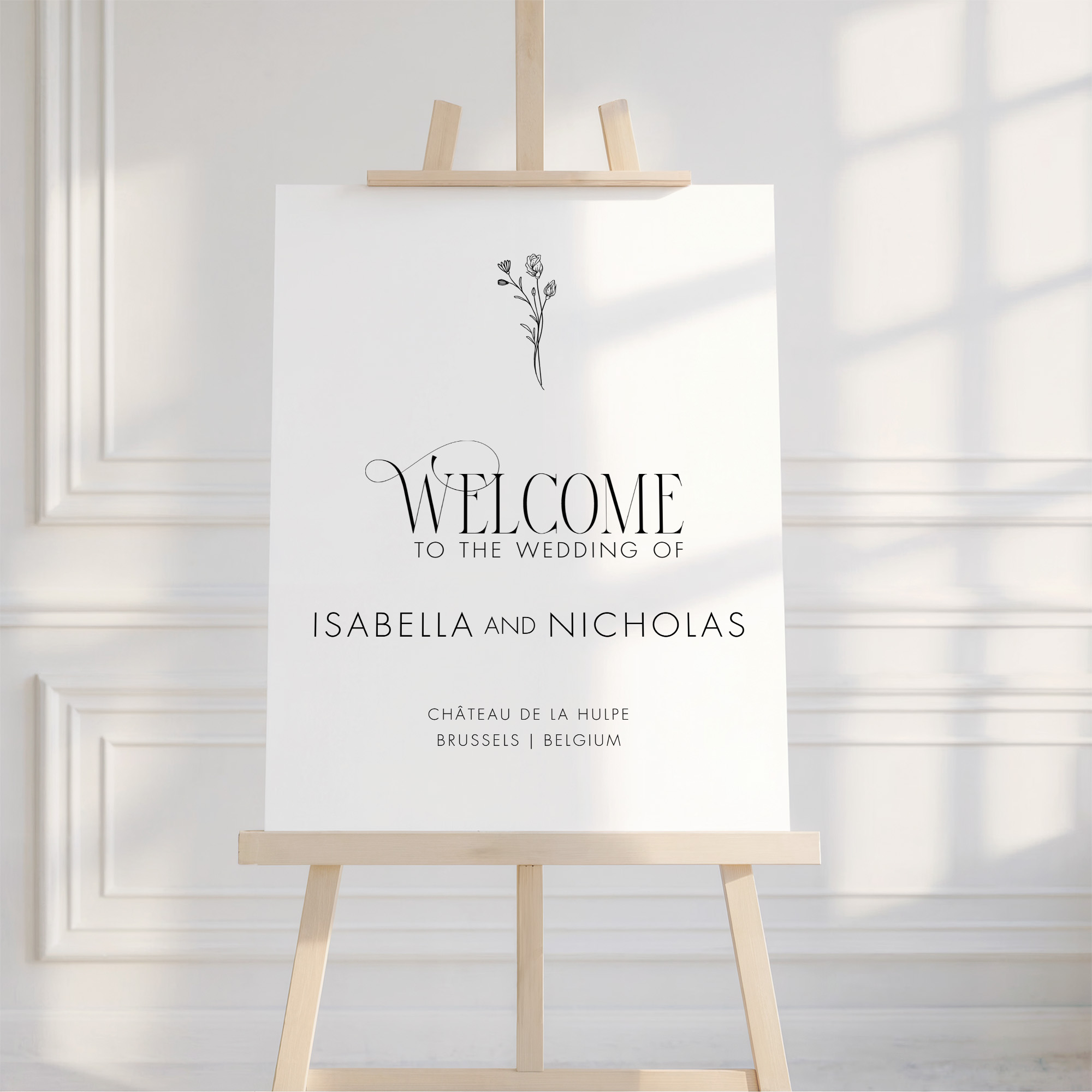 Black and White Wedding Invitation Templates - Image 6