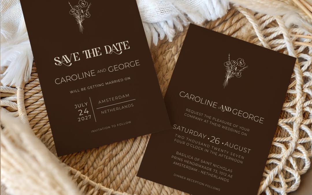 The Anatomy of a Wedding Invitation Suite