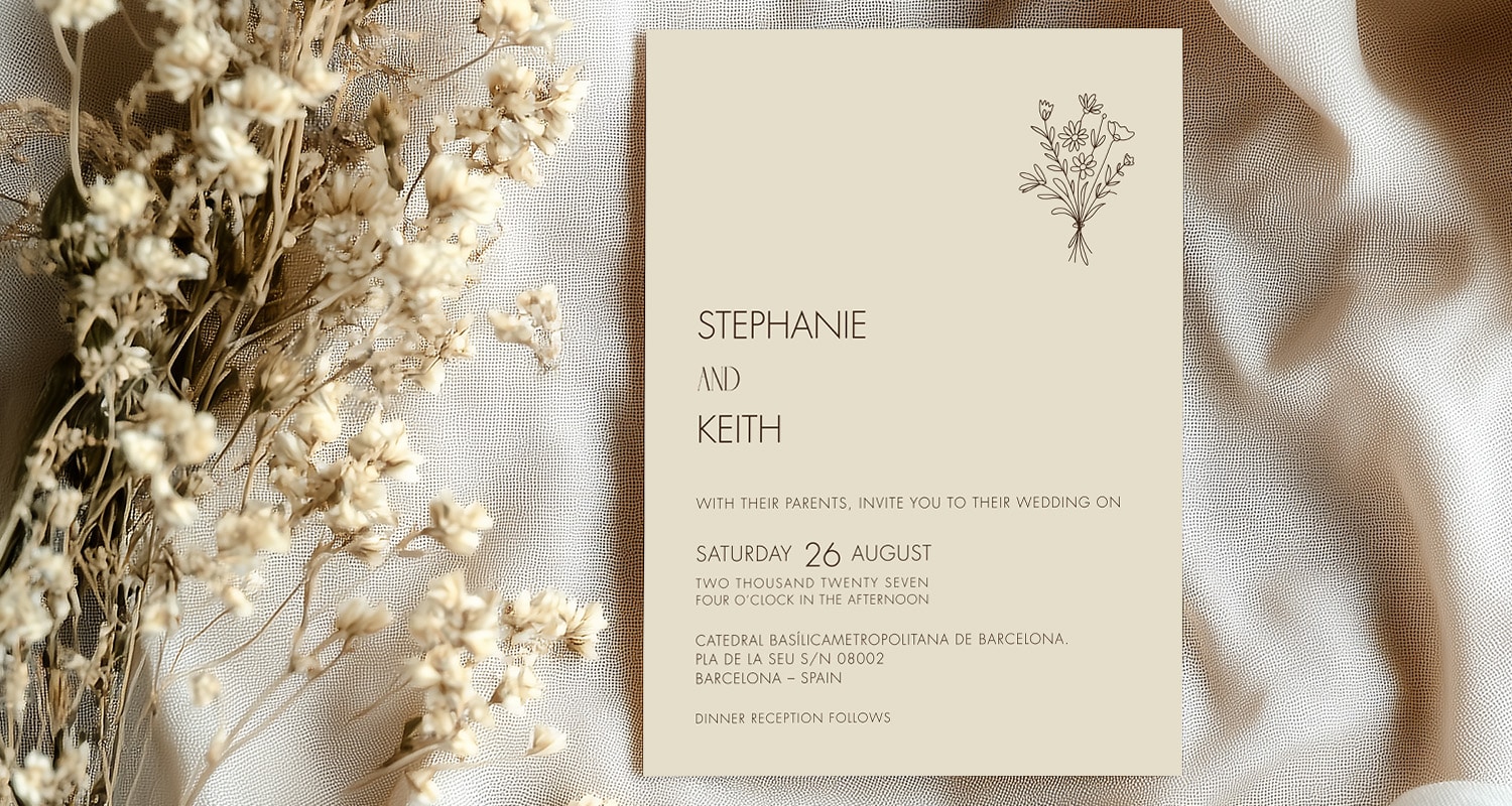 Wedding Stationery Templates