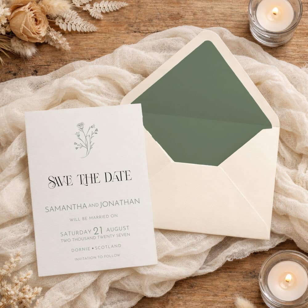 Willow Wedding Save the Date Template