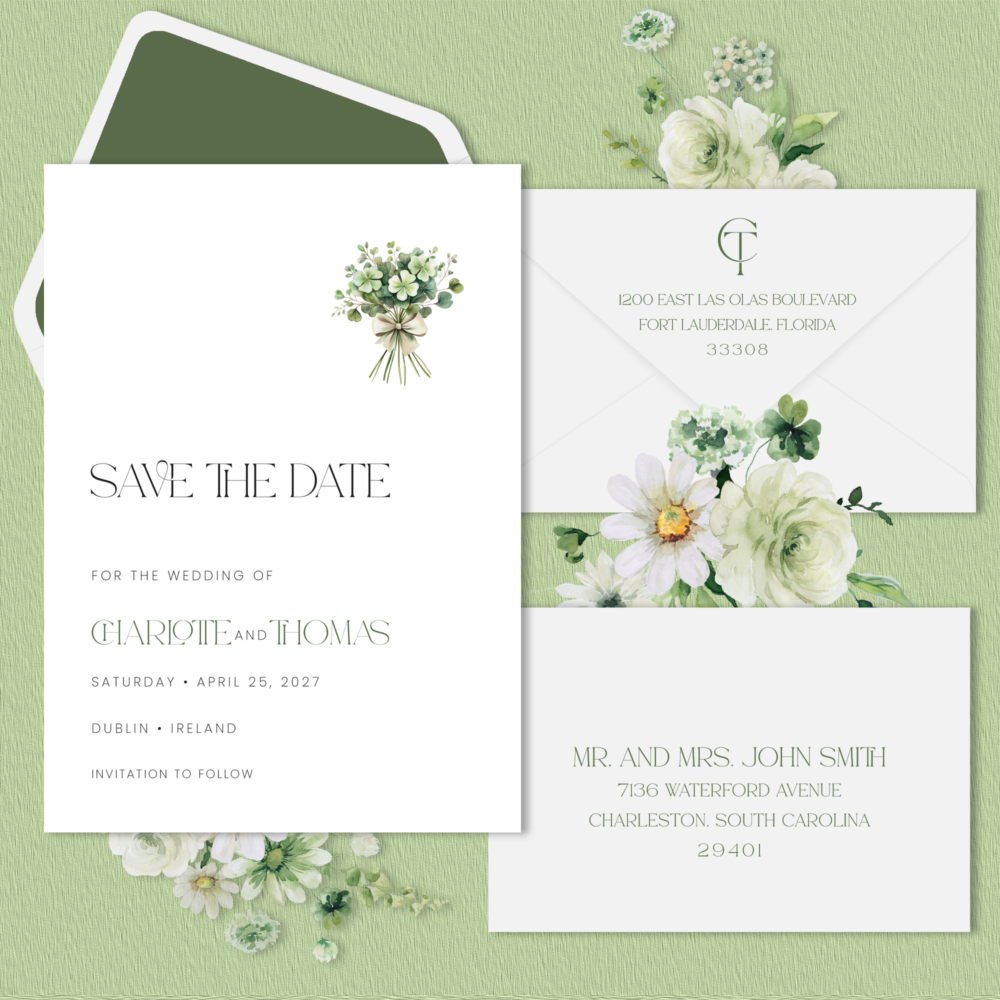 Irish Wedding Save the Date