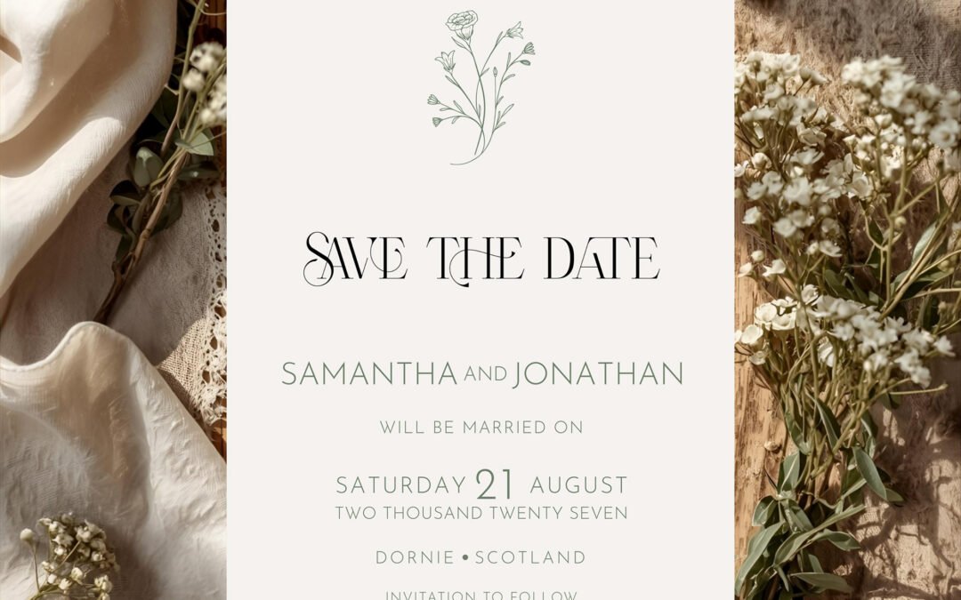 Sage Green Wedding Stationery That Never Goes Out of Style