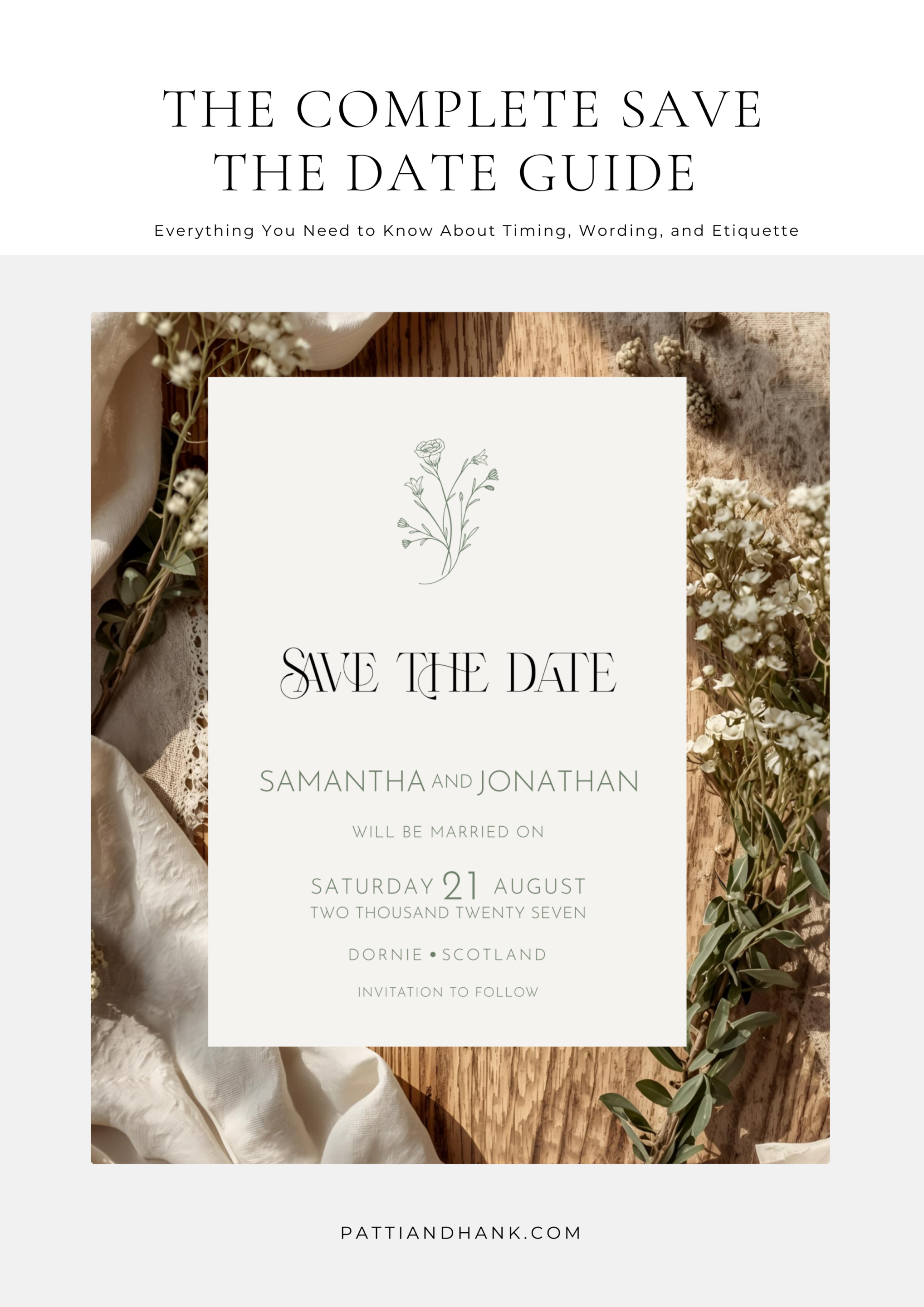 The Complete Save the Date Guide