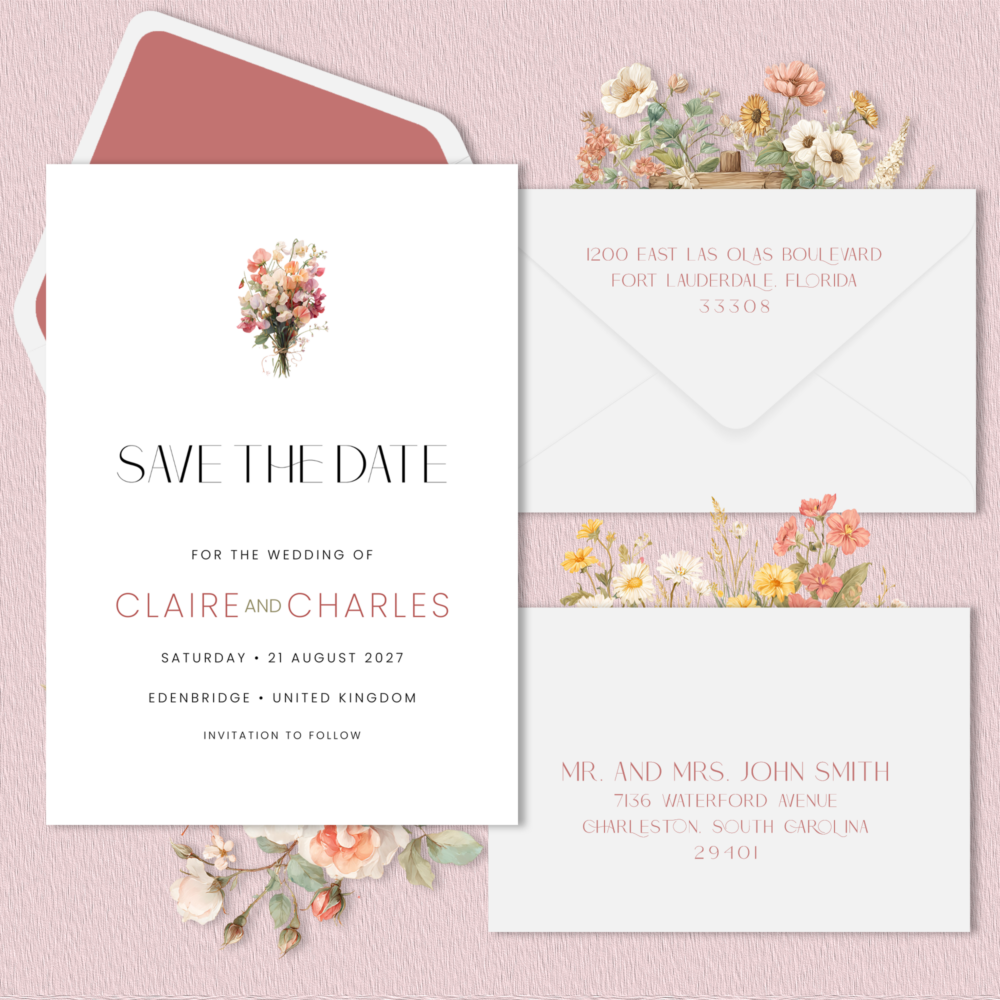 English Garden Save the Date