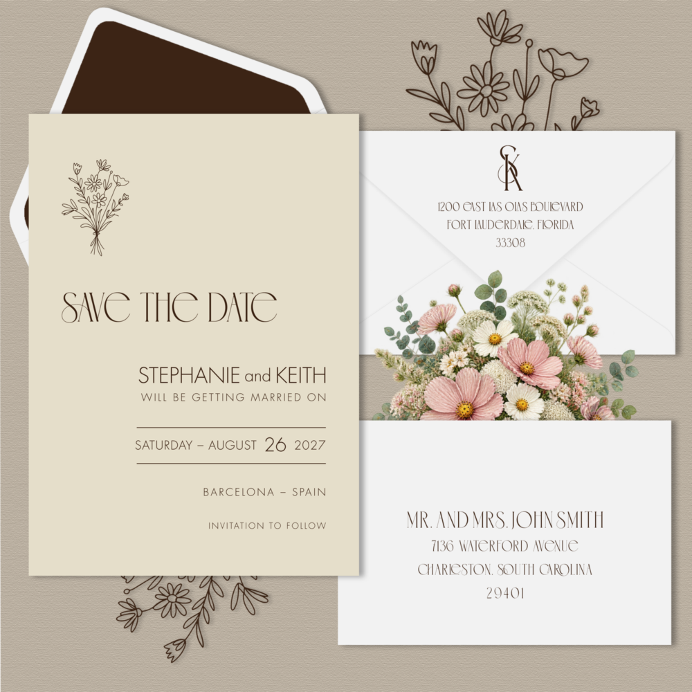 Parchment Save the Date